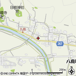 兵庫県養父市八鹿町九鹿448周辺の地図