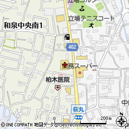 ファッションセンターしまむら和泉町店周辺の地図