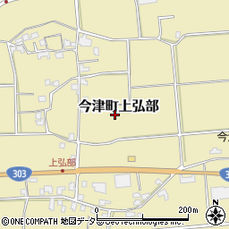 滋賀県高島市今津町上弘部周辺の地図