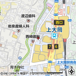 寿司居酒屋 太郎丸 上大岡店周辺の地図
