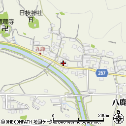 兵庫県養父市八鹿町九鹿446周辺の地図