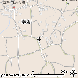 千葉県市原市奉免1321-12周辺の地図