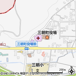 三朝町総合文化ホール周辺の地図
