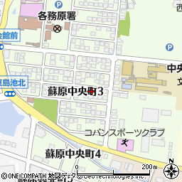 岐阜県各務原市蘇原中央町3丁目101周辺の地図