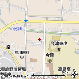 滋賀県高島市今津町弘川225周辺の地図