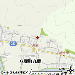 兵庫県養父市八鹿町九鹿303周辺の地図