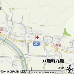 兵庫県養父市八鹿町九鹿468周辺の地図