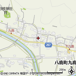 兵庫県養父市八鹿町九鹿461周辺の地図