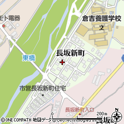 鳥取県倉吉市長坂新町1168周辺の地図