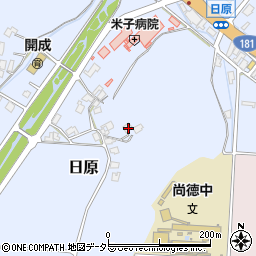 鳥取県米子市日原479周辺の地図