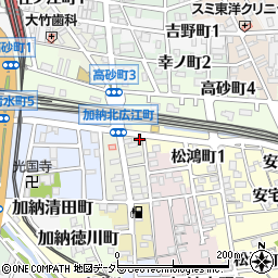 岐阜県岐阜市加納北広江町3周辺の地図