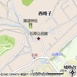 石原公民館周辺の地図