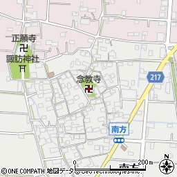 念教寺周辺の地図