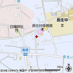 千葉県長生郡長生村岩沼1705-1周辺の地図