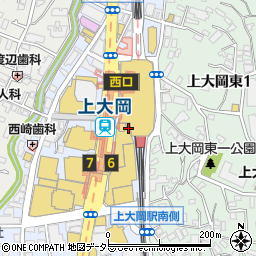 京浜急行電鉄株式会社　上大岡駅周辺の地図