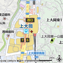 永坂更科 布屋太兵衛 上大岡京急店周辺の地図