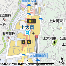 永坂更科 布屋太兵衛 上大岡京急店周辺の地図