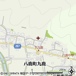 兵庫県養父市八鹿町九鹿304周辺の地図