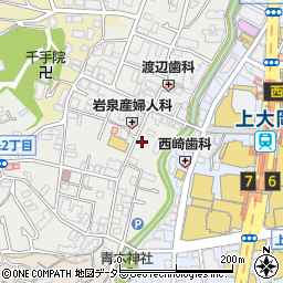 ゑり良京染店周辺の地図