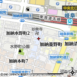 祖父江ガレージ☆akippa駐車場周辺の地図