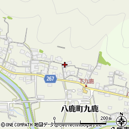 兵庫県養父市八鹿町九鹿313-1周辺の地図