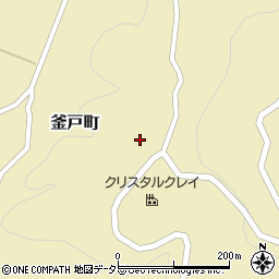 岐阜県瑞浪市釜戸町2750-1周辺の地図