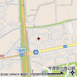 滋賀県高島市今津町弘川1534-5周辺の地図