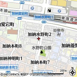 岐阜県岐阜市加納水野町周辺の地図