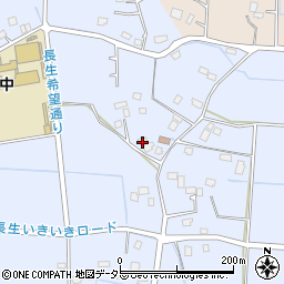 千葉県長生郡長生村岩沼1390周辺の地図