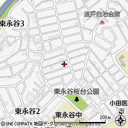 神奈川県横浜市港南区東永谷周辺の地図