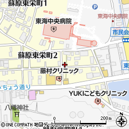 岐阜県各務原市蘇原東栄町2丁目111-1周辺の地図