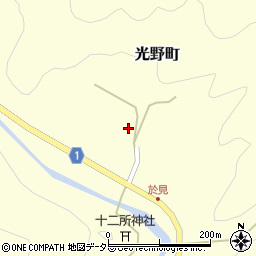 京都府綾部市光野町イガミ周辺の地図