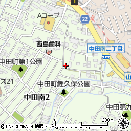 金松荘周辺の地図