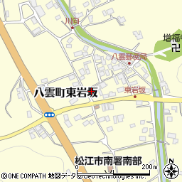 島根県松江市八雲町東岩坂273周辺の地図
