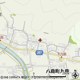 兵庫県養父市八鹿町九鹿323周辺の地図