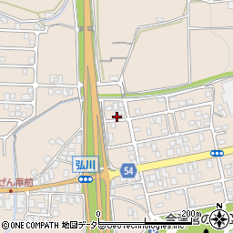 滋賀県高島市今津町弘川1540-2周辺の地図