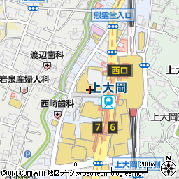 株式会社ハマケイ　上大岡店周辺の地図