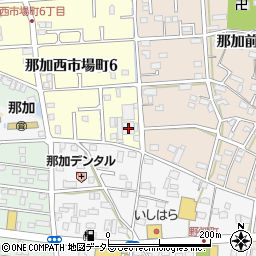 岐阜県各務原市那加西市場町6丁目111周辺の地図