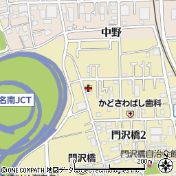 ユーコープ門沢橋店周辺の地図