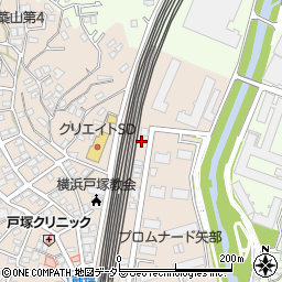 神奈川県横浜市戸塚区矢部町461周辺の地図