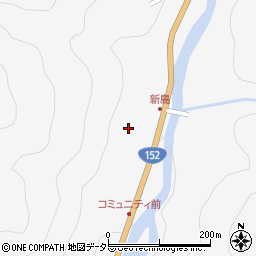 長野県飯田市上村406-2周辺の地図