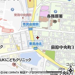 岐阜県各務原市蘇原中央町3丁目39周辺の地図