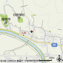 兵庫県養父市八鹿町九鹿417周辺の地図