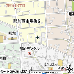 岐阜県各務原市那加西市場町6丁目120周辺の地図