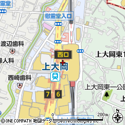【こどもまち自慢】上大岡駅のパブリックアート周辺の地図