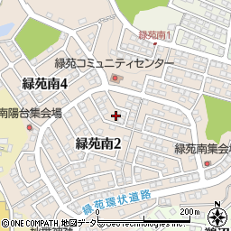 岐阜県各務原市緑苑南周辺の地図