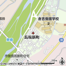 鳥取県倉吉市長坂新町1180周辺の地図