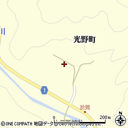 京都府綾部市光野町海沢田周辺の地図