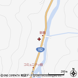 長野県飯田市上村中郷397周辺の地図