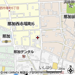 岐阜県各務原市那加西市場町6丁目110周辺の地図